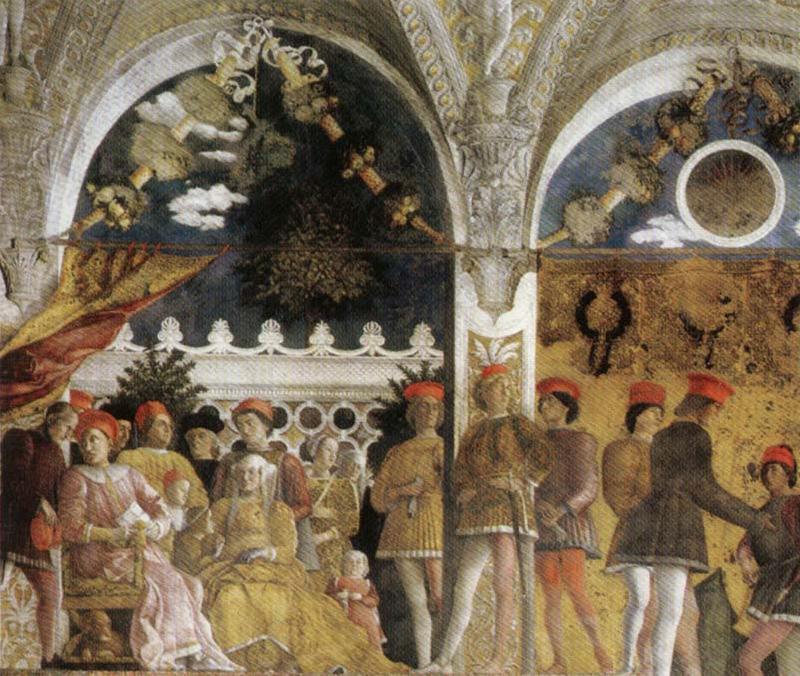 Andrea Mantegna Family and Court of Ludovico Gonzaga oil painting image